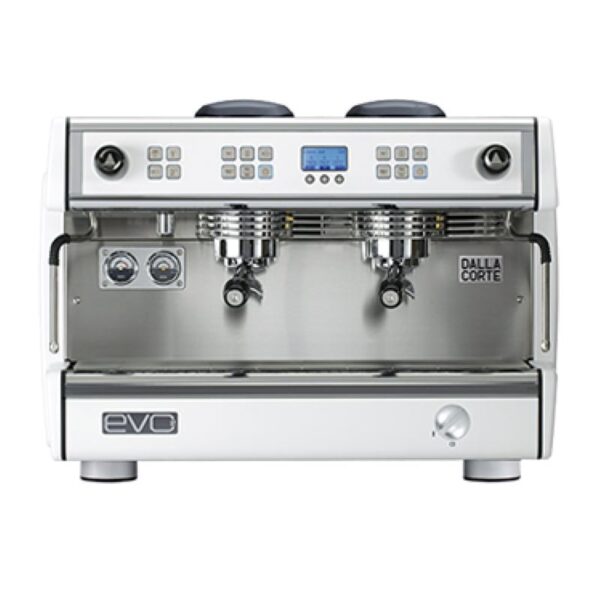Dalla Corte Evo 2HV Espresso Kahve Makinesi, 2 Gruplu, Beyaz
