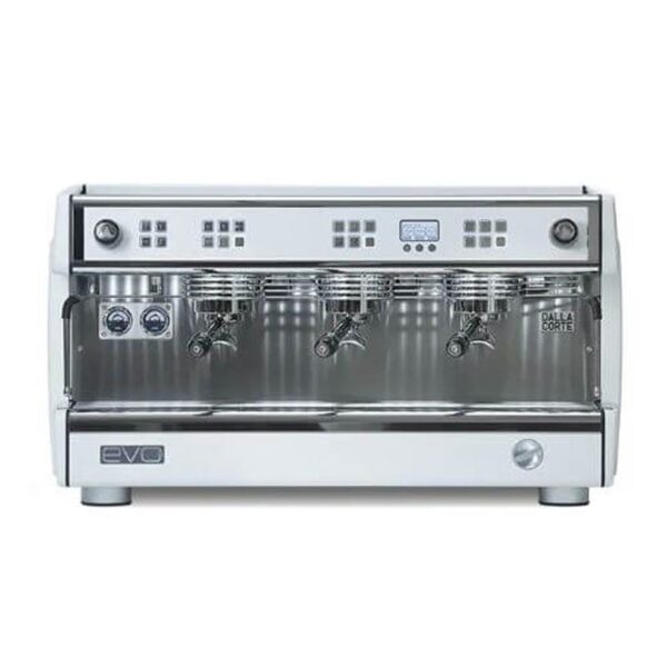Dalla Corte Evo 2HV Espresso Kahve Makinesi, 3 Gruplu, Beyaz