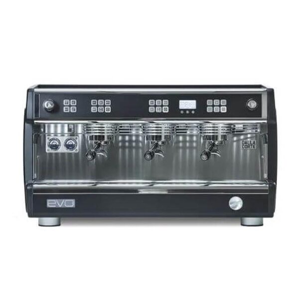 Dalla Corte Evo 2HV Espresso Kahve Makinesi, 3 Gruplu, Siyah