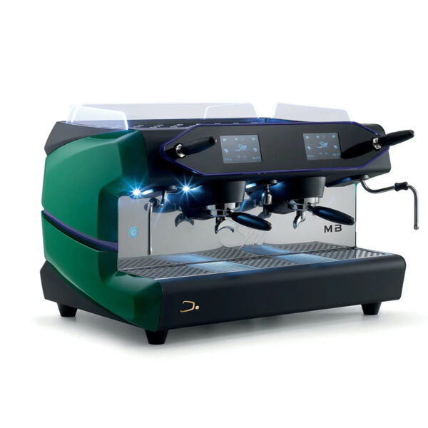 La San Marco D. Multiboiler 2 Gruplu Espresso Kahve Makinesi, İngiliz Yeşili
