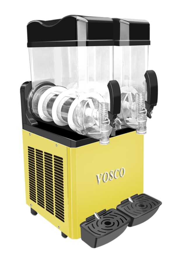 Vosco Buzlaş Makinası 15+15 Lt Çift Hazneli Sarı