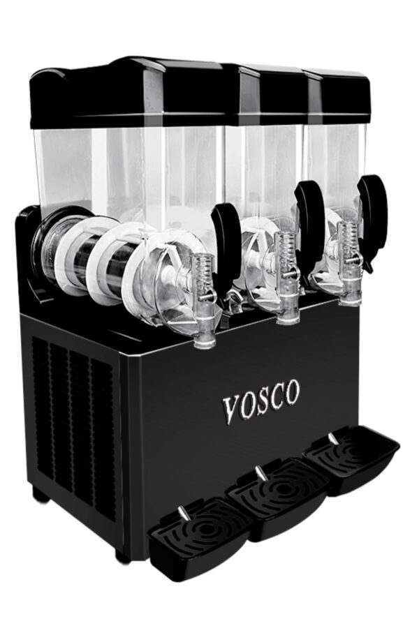 Vosco Buzlaş Makinası 15+15+15 Lt Üç Hazneli Siyah