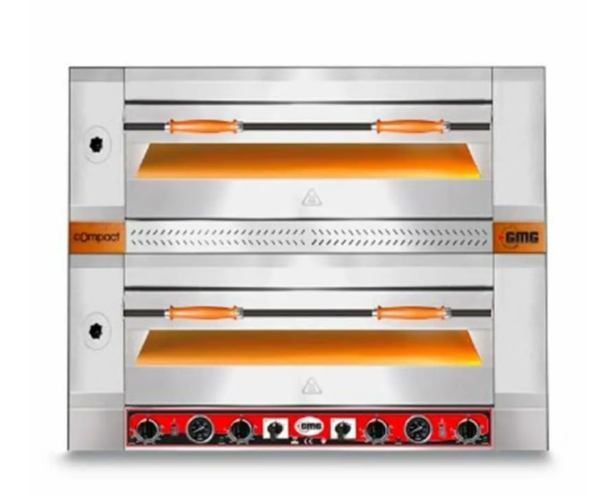 GMG COMPACT S-PCS6262 DE Serisi Pizza Fırını, Ø 30 cm 4+4 Adet Tepsi Kapasiteli