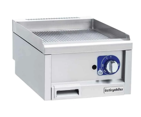 Öztiryakiler 600 Seri Set Üstü Grill Plate, Oluklu, Gazlı, 40x60x26 mm, 6644