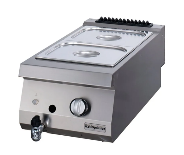 Öztiryakiler 900 Seri Set Üstü Bain Marie Gazlı, 40x90x30,Gn Kaplar Hariç, 6644 7854.N1.40903.13-tr
