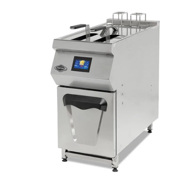 Empero 900 Plus Seri Asansörlü Hızlı Pişirme Fritözü Yağ Filtreli Elektrikli 25 Lt 40x90 Cm EMP.PLS.ODFE.010