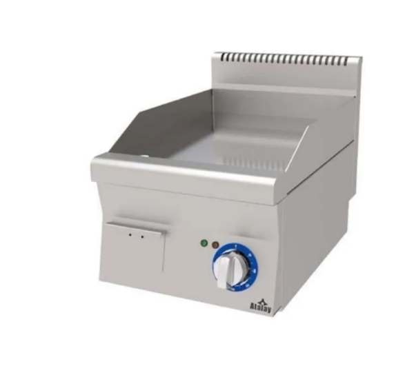 Atalay 600 Seri Düz Krom Pleyt Izgara Set Üstü Elektrikli 40x60 Cm E AEI - 460 CR