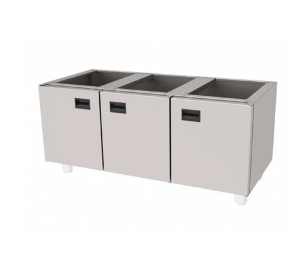 Atalay 600 Seri Set altı Tezgah 3 Kapaklı 120x60x55 Cm E AST-126