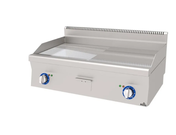 Atalay 600 Seri Yarı Nervürlü Pleyt Izgara Set Üstü Elektrikli 100x60 Cm E AEI - 1060 / ND