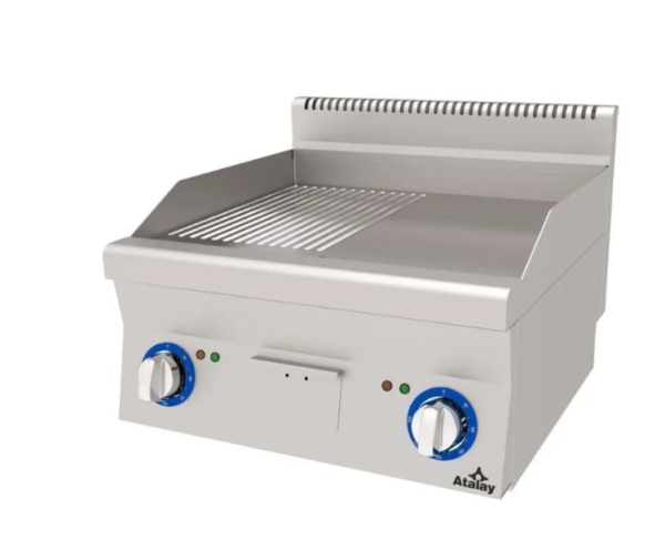 Atalay 600 Seri Yarı Nervürlü Pleyt Izgara Set Üstü Elektrikli 60x60 Cm E AEI - 660 / ND