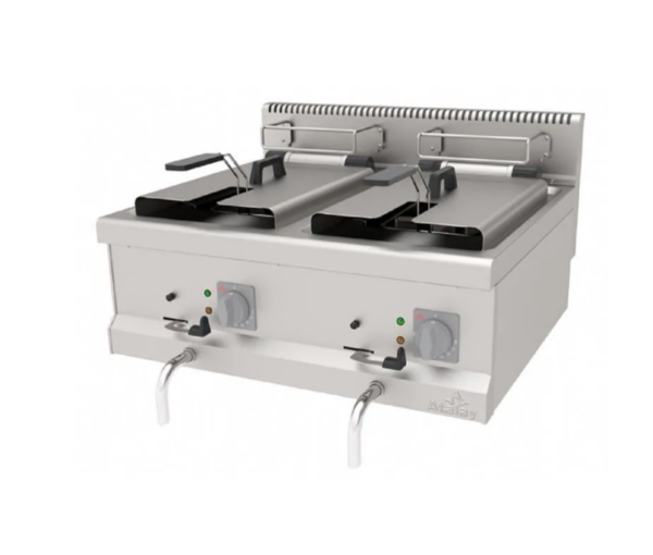 Atalay 700 Seri Fritöz Set Üstü Elektrikli 12+12 Lt 80x70 Cm AEF - 870