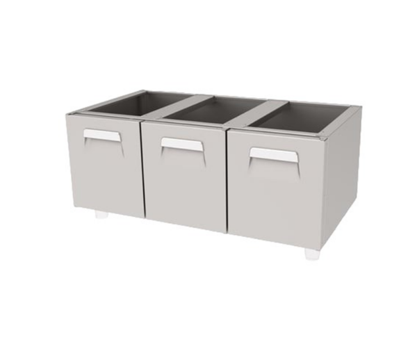 Atalay 730 Seri Set Altı Tezgah 3 Kapaklı 120x67x55 Cm AST - 1273
