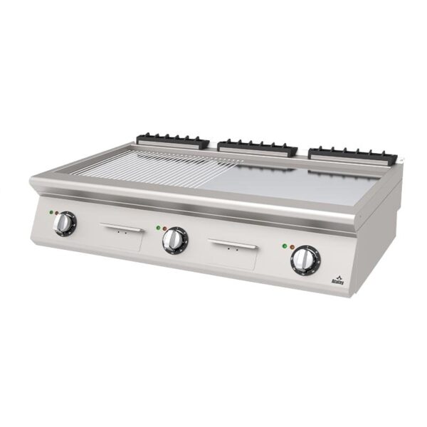 Atalay 730 Seri Yarı Nervürlü Pleyt Izgara Set Üstü Elektrikli 120x73 Cm AEI - 1273 / ND