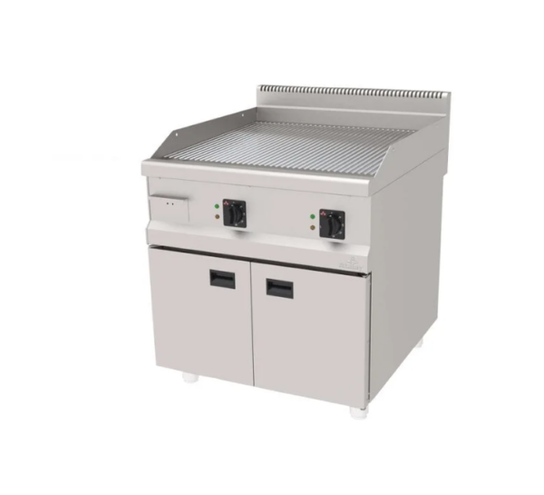 Atalay 900 Seri Nervürlü Krom Pleyt Izgara Dolaplı Elektrikli 80x90 Cm AEI - 890 / N CR