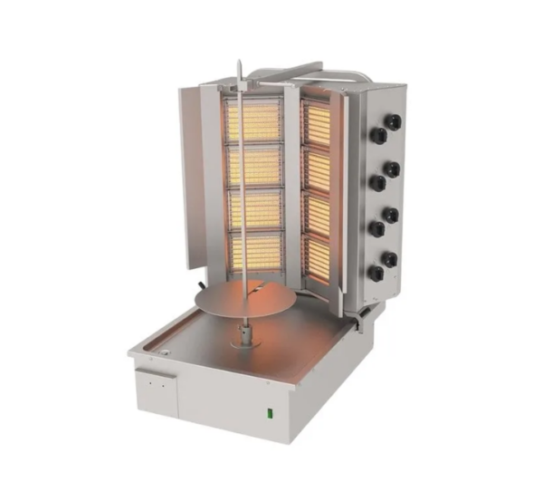 Atalay ADG - 8 A Döner Ocağı Alttan Motorlu V Tip 4+4 Radyanlı Gazlı