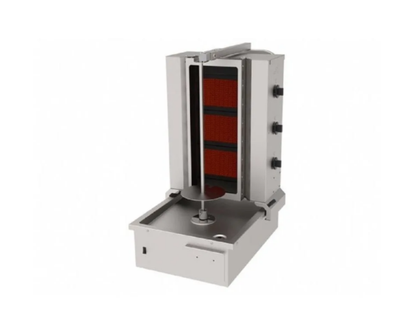 Atalay ADGC - 3 A Döner Ocağı Alttan Motorlu Hareketli 3 Radyanlı Camlı Gazlı
