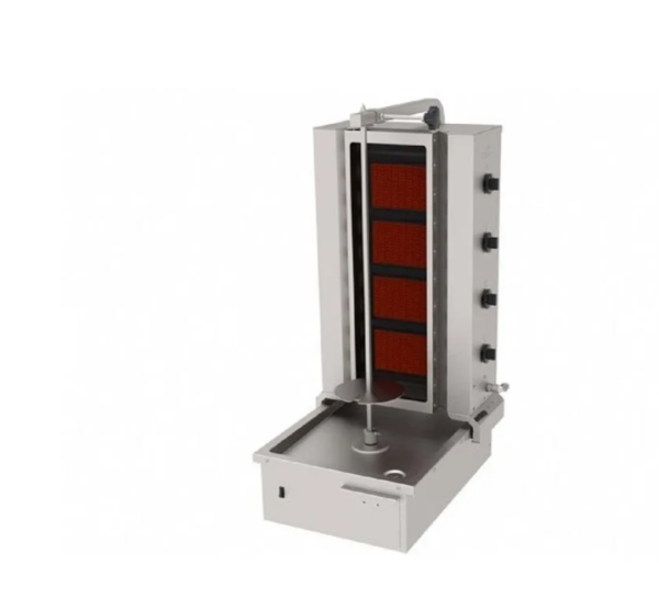 Atalay ADGC - 4 A Döner Ocağı Alttan Motorlu Hareketli 4 Radyanlı Camlı Gazlı