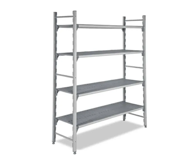 Empero 4 Katlı Polipropilen İstif Rafı Düz Tablalı 344x40x180 Cm