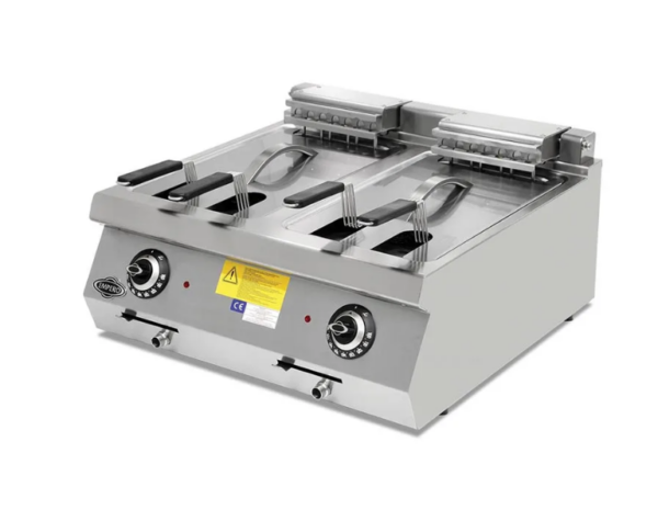 Empero 700 Plus Seri Fritöz Set Üstü Elektrikli 14+14 Lt 80x73 Cm EMP.PLS.7FE020