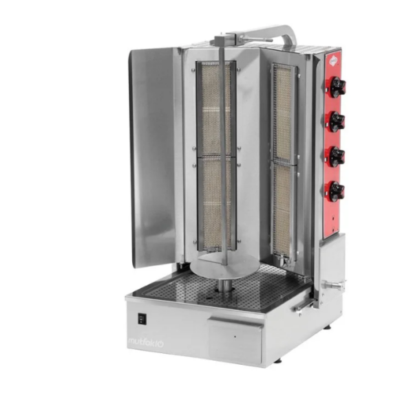 Empero EMP.DN.151-2R Döner Ocağı Alttan Motorlu 4 Radyanlı Gazlı 50x62x100 Cm