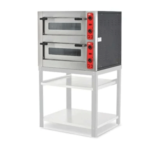 Empero Pizza Fırını Çift Katlı Elektrikli Ø 30 Cm x 9+9 Pizza Kapasiteli