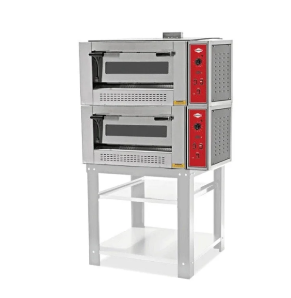 Empero Pizza Fırını Çift Katlı Gazlı Ø 30 Cm x 4+4 Pizza Kapasiteli