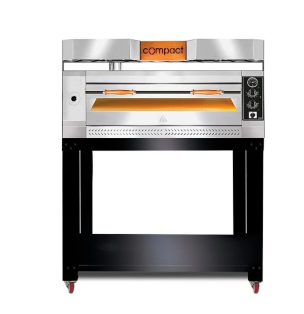 GMG Compact S-PCS9292 E Serisi Tek katlı Taş Tabanlı Pizza Fırını, 9 Kapasiteli