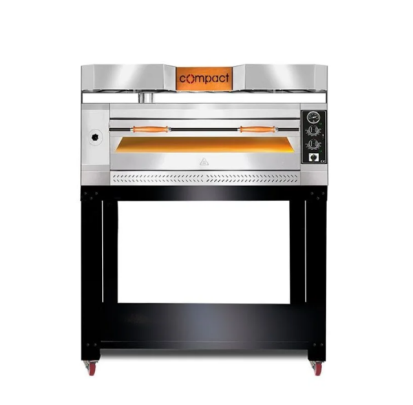 GMG Compact S9262 Serisi Tek katlı Taş Tabanlı Pizza Fırını, Alt Tezgahlı Ø 30 cm (6) Adet Tepsi Kapasiteli
