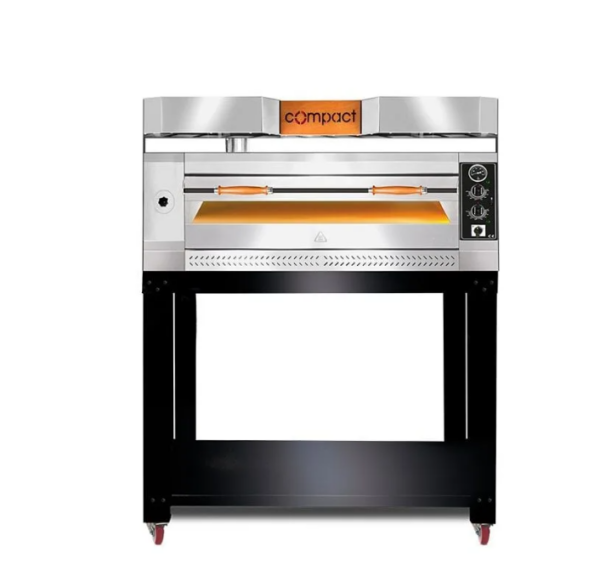 GMG Compact SPCS62 E Serisi Tek katlı Taş Tabanlı Pizza Fırını, Ø 30cm 4 Adet Tepsi Kapasiteli