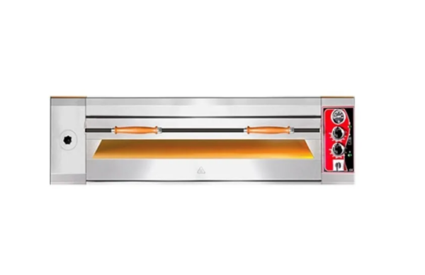 GMG Compact S-PCS 9262 Serisi Tek katlı Taş Tabanlı Pizza Fırını, Ø 35cm 6 Adet Tepsi Kapasiteli
