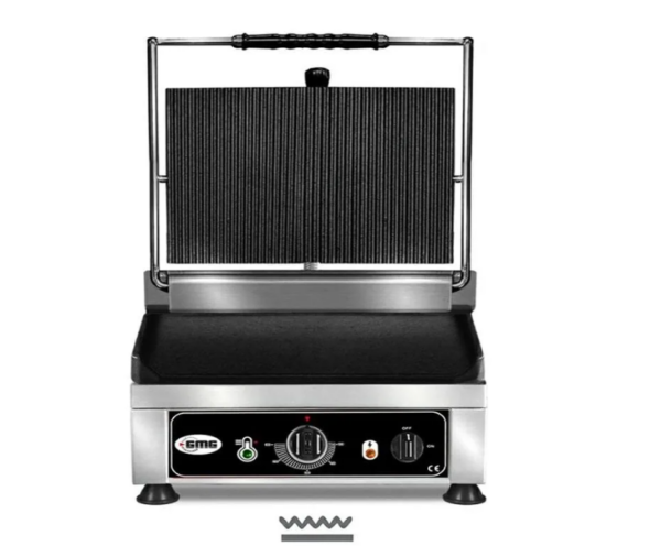 GMG KG 2745 G Yarı Oluklu Tost Makinesi, 45x27 cm