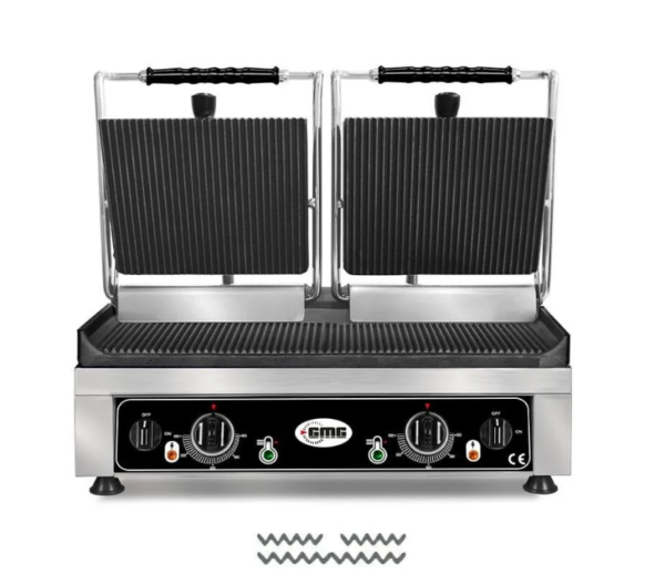 GMG KG 5530 DE Oluklu Tost Makinesi, 52x24 cm