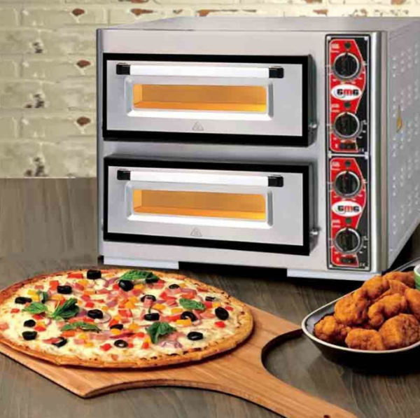 GMG PF 5050 DE4 Ø 25 cm 4+4 Adet Tepsi Kapasiteli Pizza Fırını