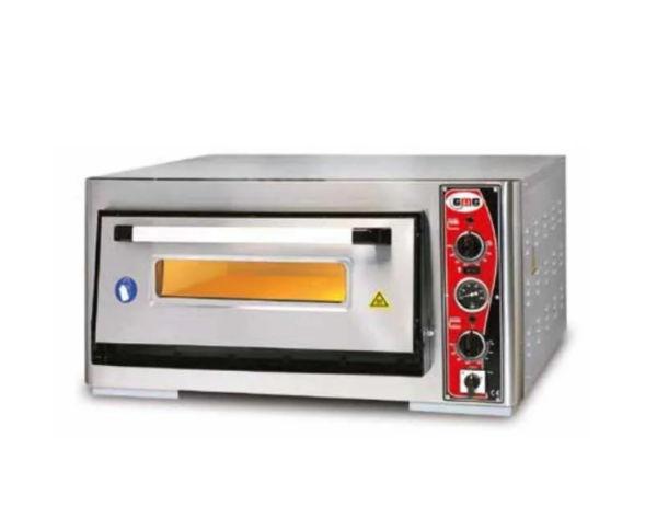 GMG PF 7070 E-T(Termometreli) Ø 34cm 4 Adet Tepsi Kapasiteli Pizza Fırını