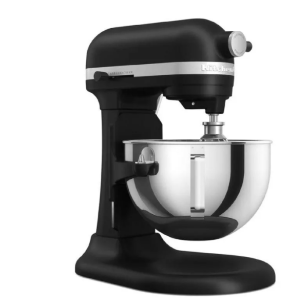 KitchenAid 5KSM55SXX Ağır Hizmet Tipi Kaldırılabilir Kaseli Stand Mikser, 5.2 L, Mat Siyah