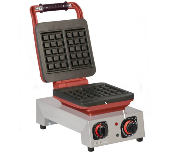 Omake Waffle Makinesi, Sabit Tekli, Zaman Ayarlı, Kare WFL21.E12.0101