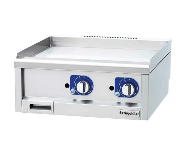 Öztiryakiler 600 Seri Set Üstü Grill Plate, Düz, Elektrikli, 60x60x26 cm, 6644 7864.N1.60603.17-tr