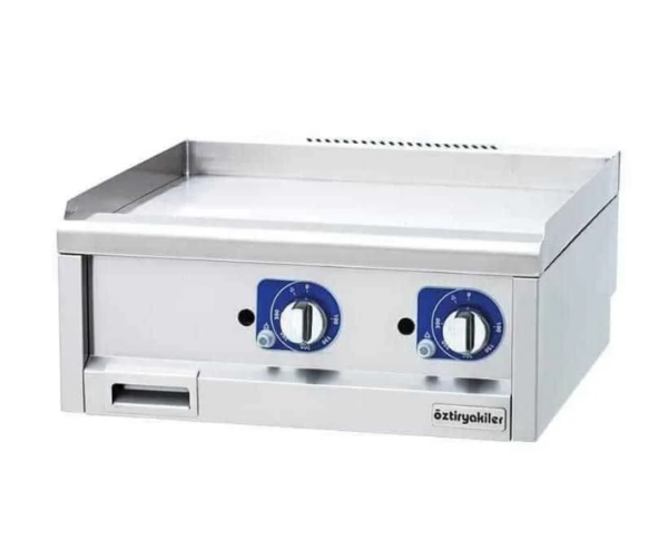 Öztiryakiler 600 Seri Set Üstü Grill Plate, Düz, Gazlı, 60x60x26 cm 7864.N1.60603.17-tr