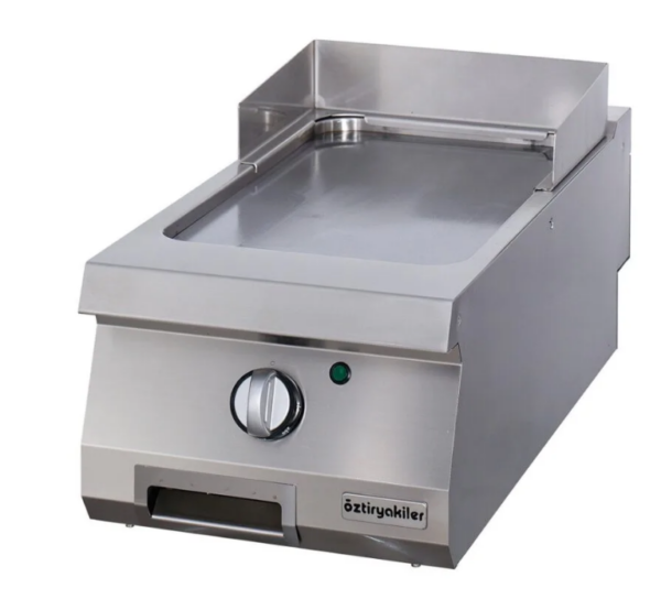 Öztiryakiler 700 Seri, OGE 4070 C Grill Plate, Düz, Elektrikli, 40x70 cm, Sert Krom Kaplı, 6644