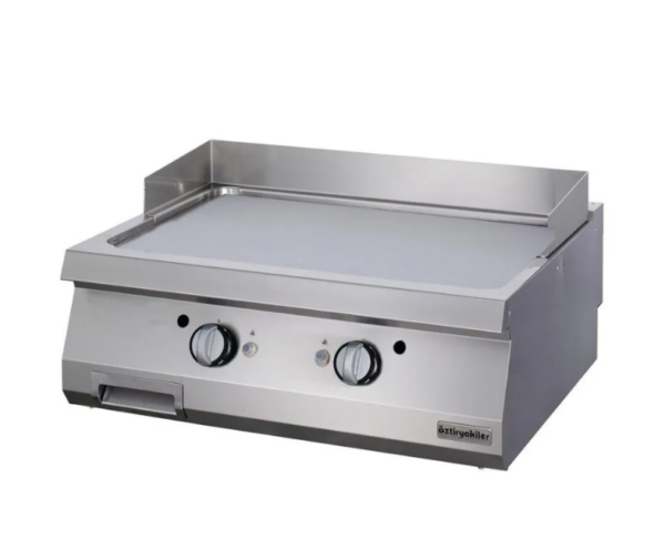 Öztiryakiler 900 Seri, Grill Plate, Set Üstü, Düz, Gazlı, Krom, 80x90x30 cm 7864.N1.80903.16C