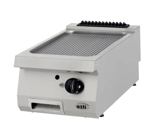 Öztiryakiler 900 Seri, Grill Plate, Set Üstü Oluklu Gazlı 40x90 cm 7864.N1.40903.03C