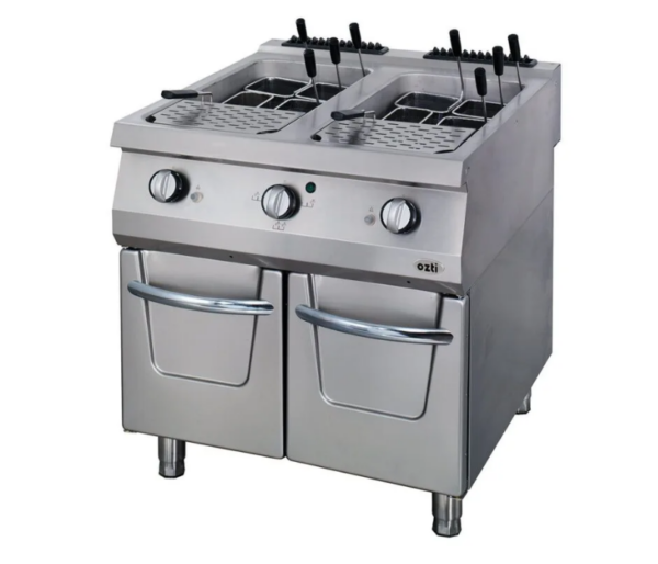 Öztiryakiler 900 Seri Makarna Fritözü, Dolaplı, Gazlı, 80x90x85 cm 7858.N1.80908.23
