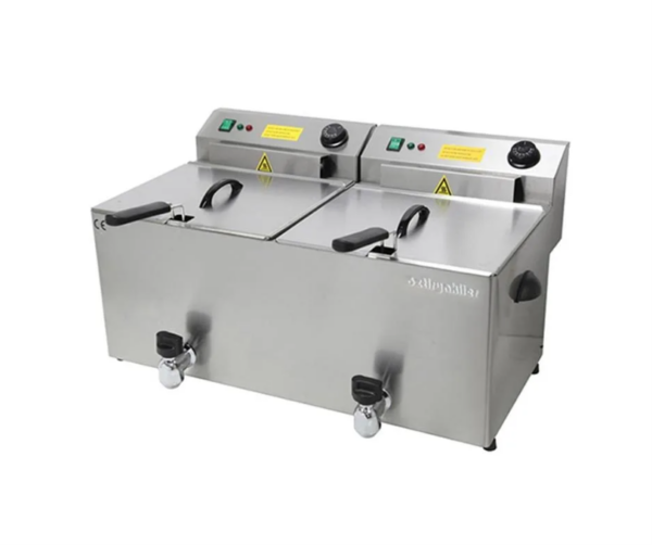 Öztiryakiler Fritöz Elektrikli Trifaze 10+10 L 7856.EF10D.S0