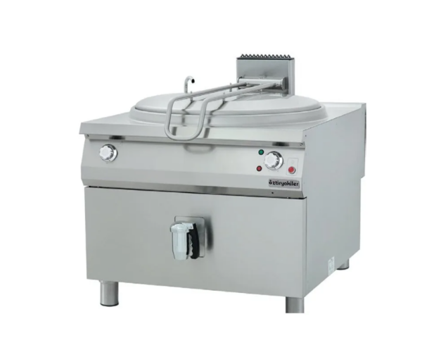 Öztiryakiler İndirekt Kaymatma Tenceresi Silindirik Kazanlı Gazlı 250 L 100x110x85 Cm