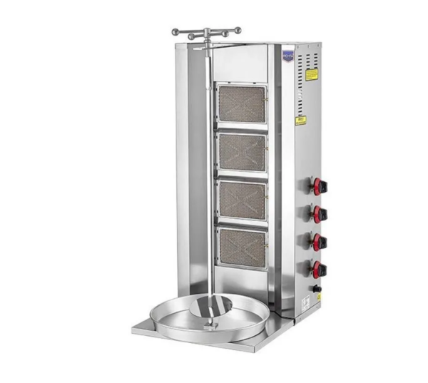 Remta D08 Motorsuz Döner Ocağı, 4 Radyanlı, Doğalgazlı