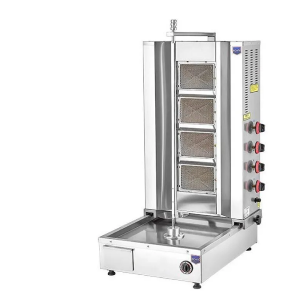 Remta D08(A) Alttan Motorlu Döner Ocağı, 4 Radyanlı, Doğalgazlı