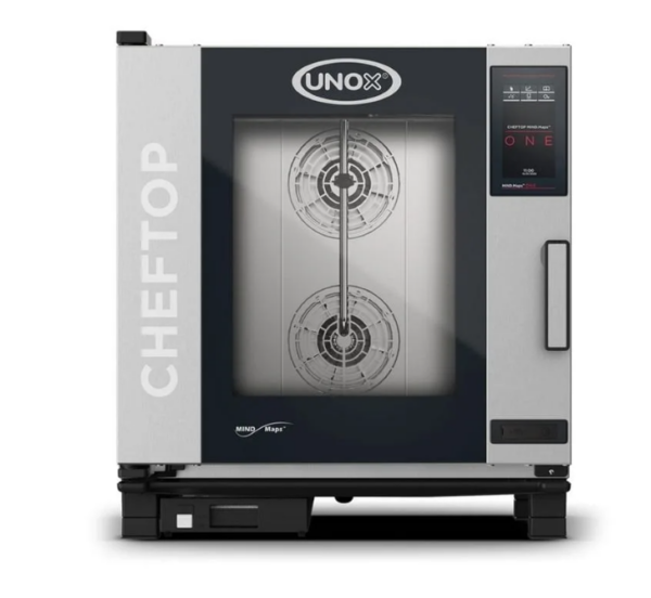 Unox Cheftop One Combi Konveksiyonlu Fırın Dijital 7 Tepsili GN 1/1 Elektrikli XEVC-0711-E1RM