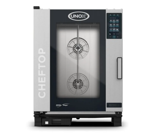 Unox Cheftop Plus Combi Konveksiyonlu Fırın Dijital 10 Tepsili GN 1/1 Gazlı XEVC-1011-GPRM