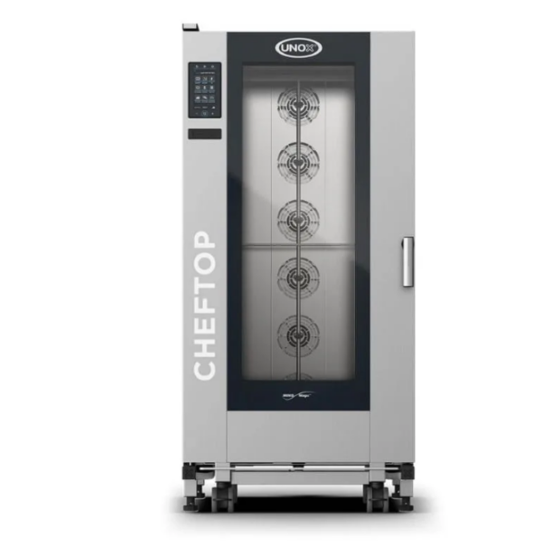 Unox Cheftop Plus Combi Konveksiyonlu Fırın Dijital 20 Tepsili GN 2/1 Gazlı XEVL-2021-GPRS