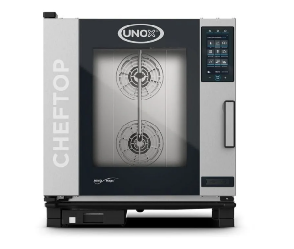 Unox Cheftop Plus Combi Konveksiyonlu Fırın Dijital 7 Tepsili GN 1/1 Gazlı XEVC-0711-GPRM